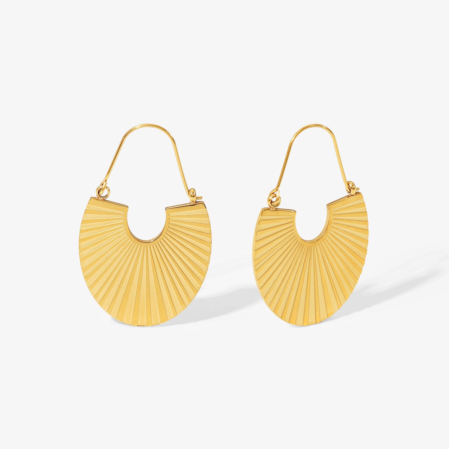 Gold Statement Earrings - 18K Gold